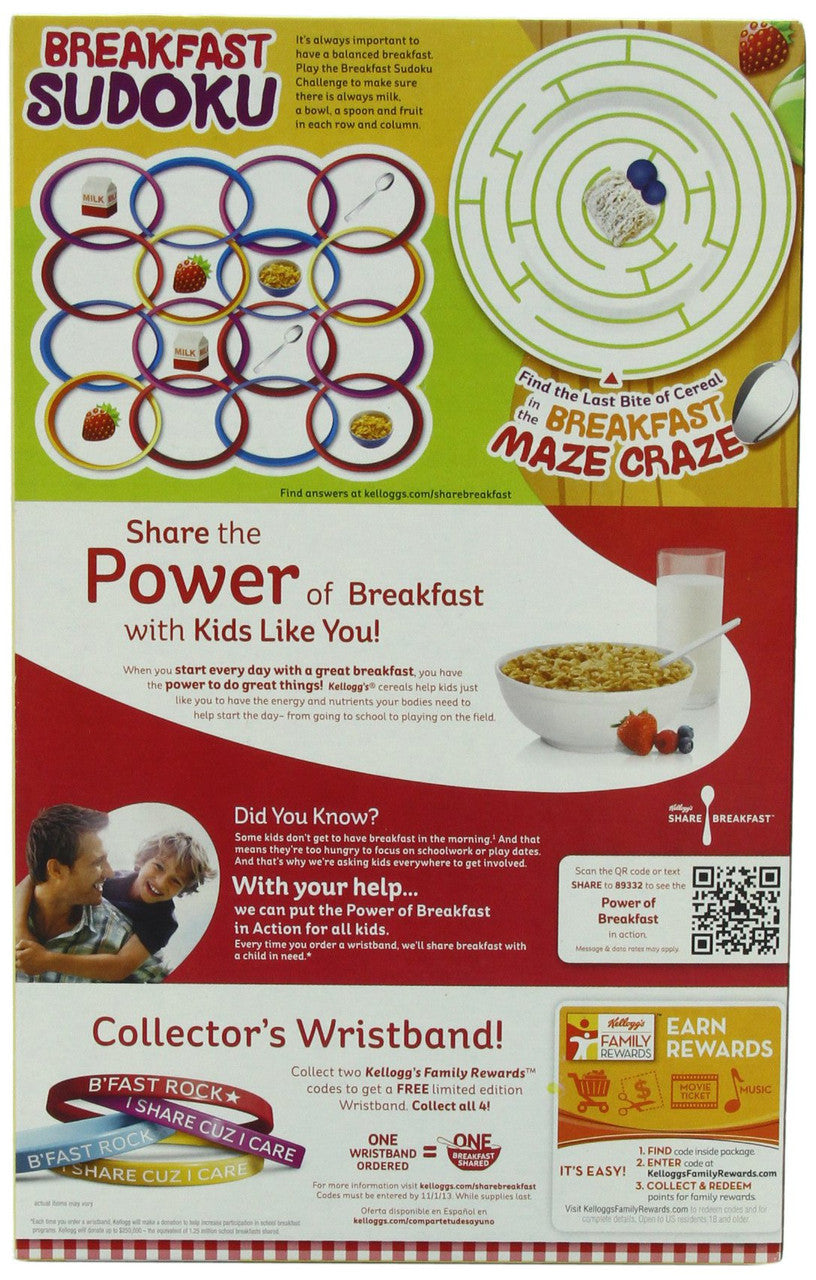 Kellogg's Rice Krispies Gluten Free Cereal, Whole Grain Brown Rice, (Pack of 4)